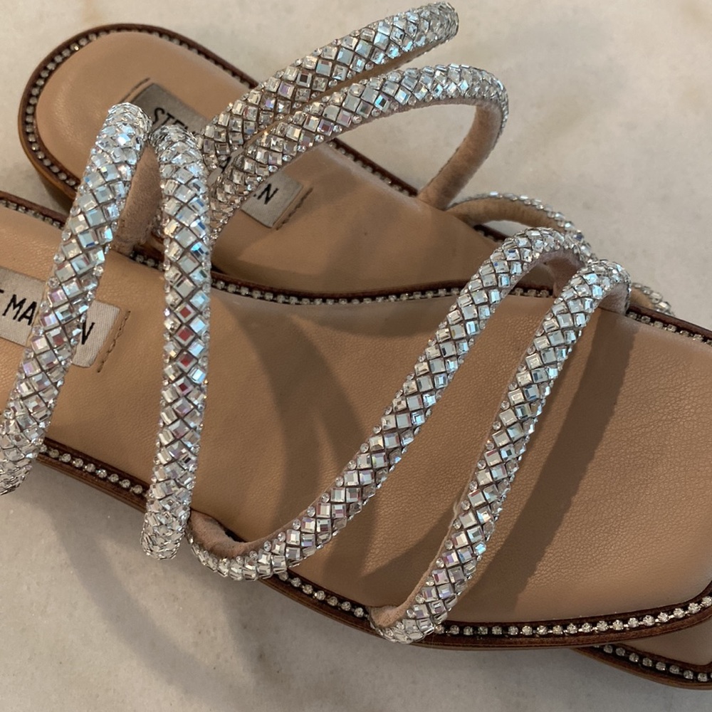 Steve Madden rhinestone sandals - Picture 4 of 4